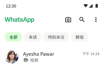 始终使用官方 WhatsApp
